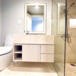 Bathroom 2 stylish 2br apartment arc100 surabaya