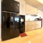 Kitchen stylish 2br apartment arc100 surabaya